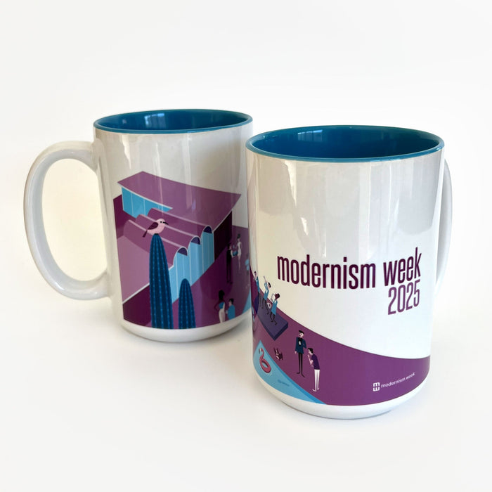 2025 Modernism Week by Shag Mug - 20th Anniversary Poster - Destination PSP