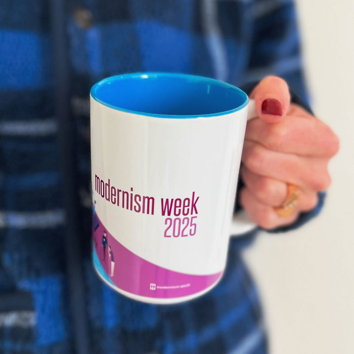 2025 Modernism Week by Shag Mug - 20th Anniversary Poster - Destination PSP