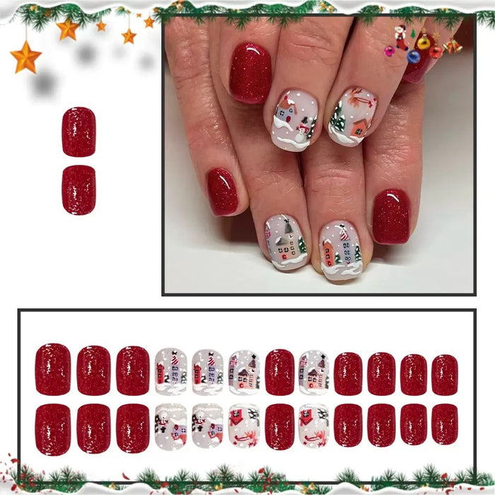 24pcs-set-press-on-nails A469