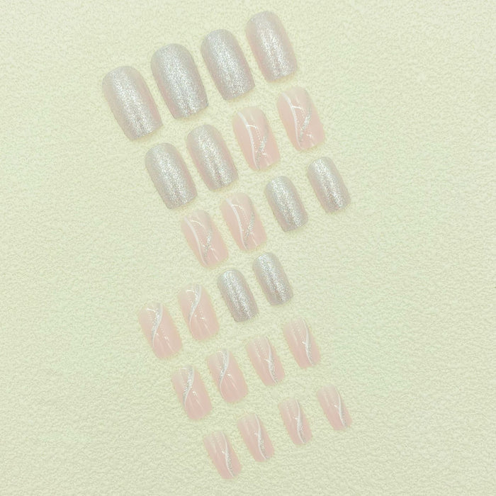 24pcs/Set Press On Nails CW48