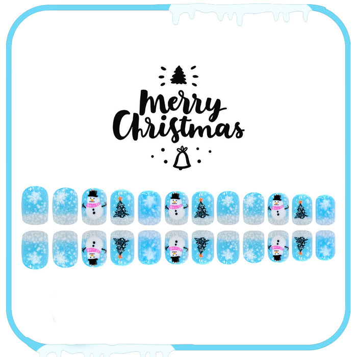 24pcs/Set Press On Nails JB924