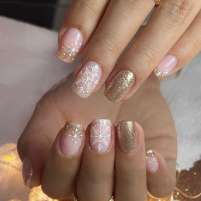 24pcs/Set Press On Nails JB972