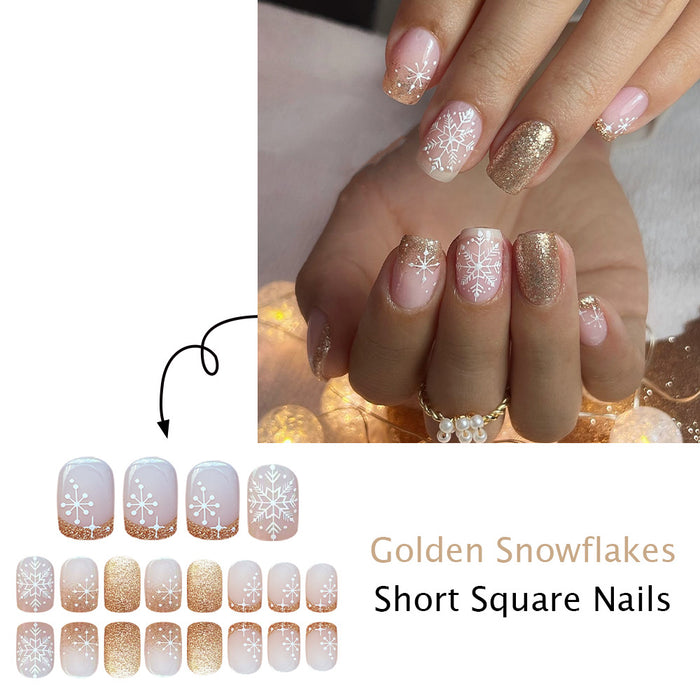 24pcs/Set Press On Nails JB972