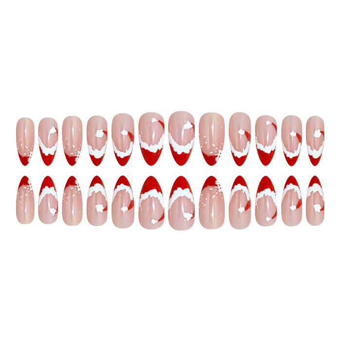 24pcs/Set Press On Nails JB992
