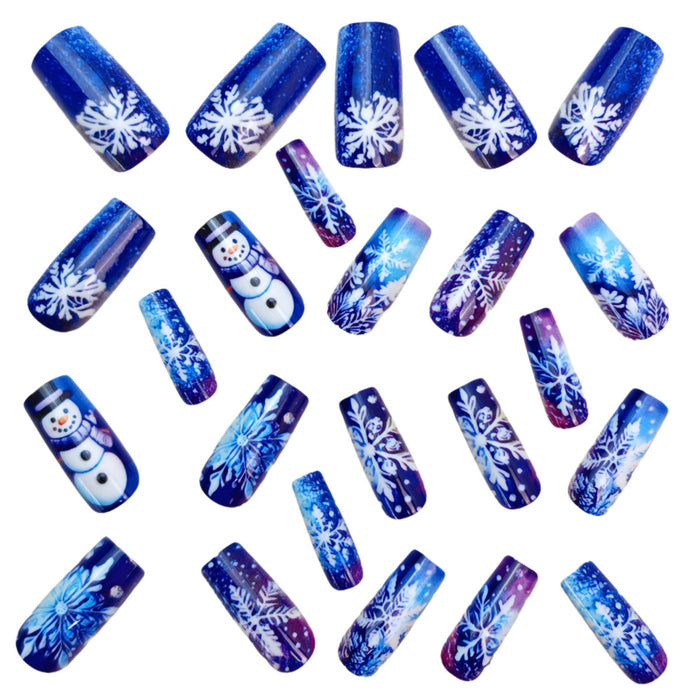 24pcs/Set Press On Nails Y1194