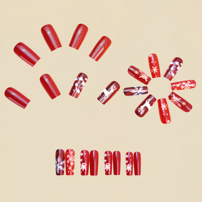 24pcs/Set Press On Nails Y1214