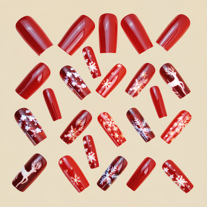 24pcs/Set Press On Nails Y1214