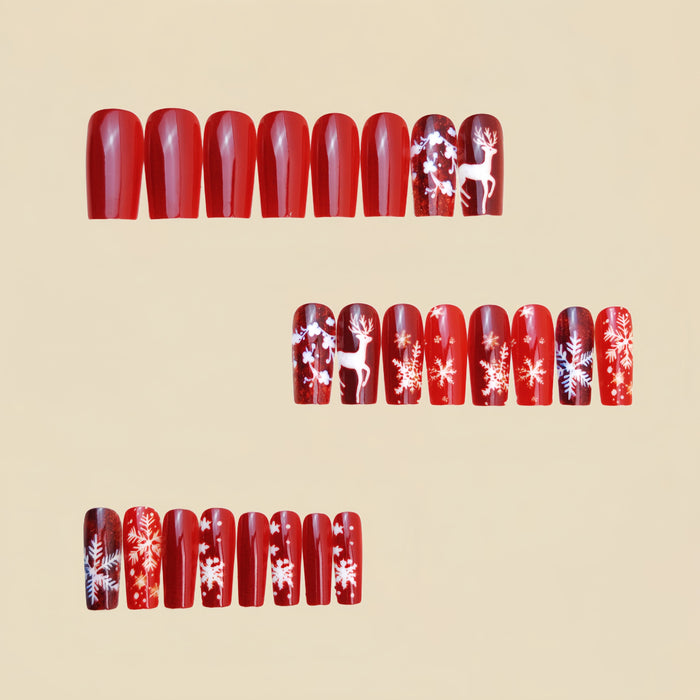 24pcs/Set Press On Nails Y1214