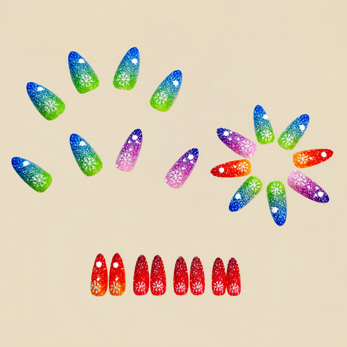 24pcs/Set Press On Nails Y1236