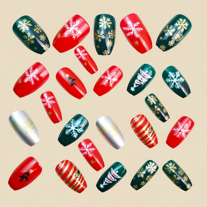 24pcs/Set Press On Nails Y1269