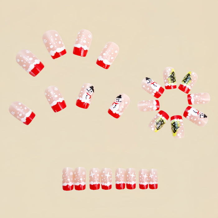 24pcs/Set Press On Nails Y1279