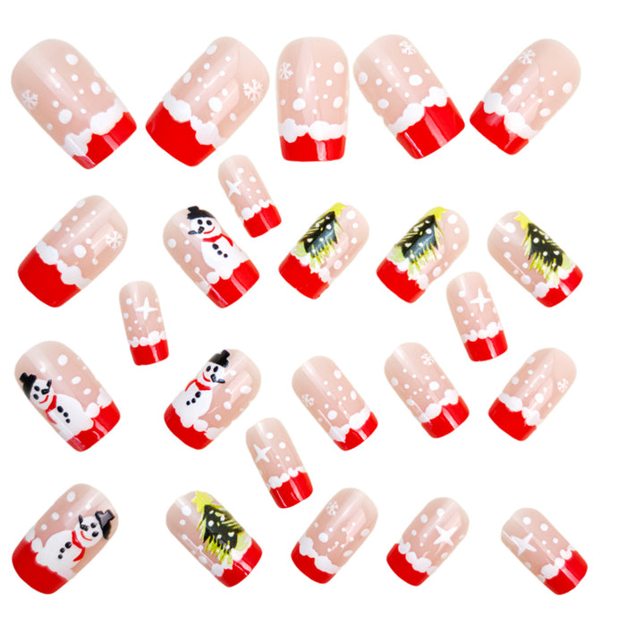 24pcs/Set Press On Nails Y1279