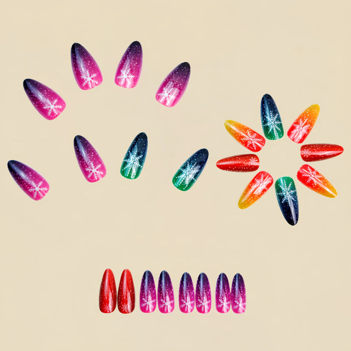 24pcs/Set Press On Nails Y1301