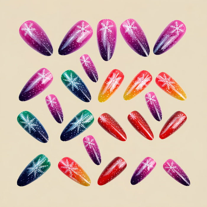 24pcs/Set Press On Nails Y1301