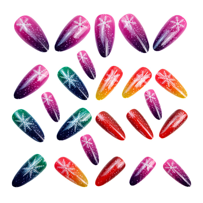 24pcs/Set Press On Nails Y1301
