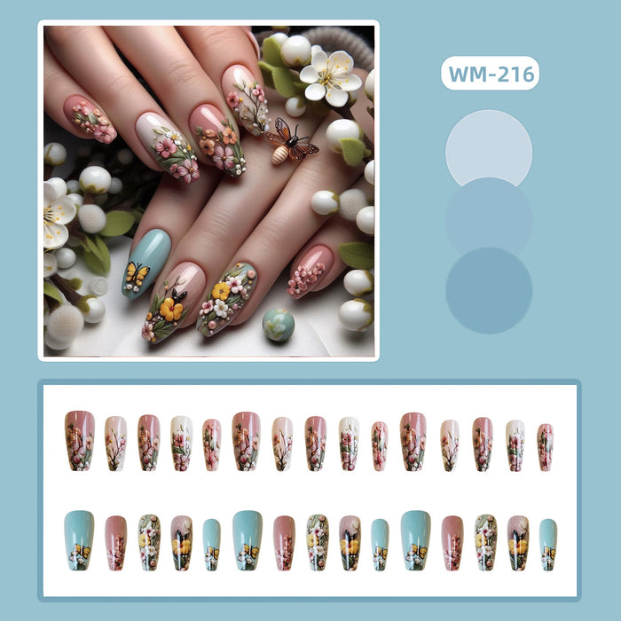 24pcs/Set Press On Nails