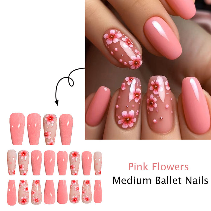 24pcs/Set Press On Nails