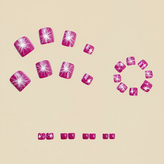 24pcs/Set Press On Nails