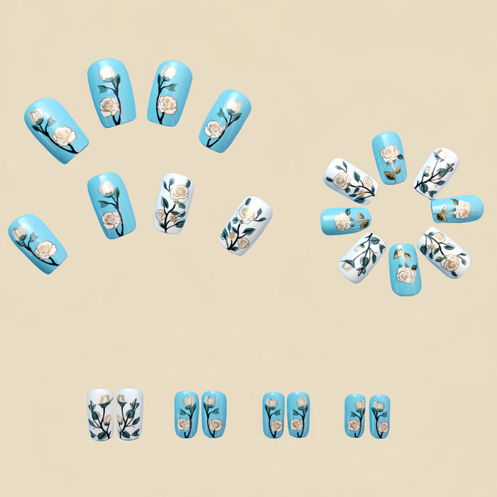 24pcs/Set Press On Nails