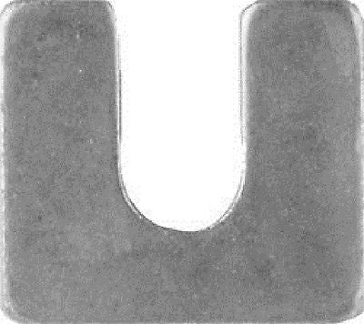 25 pack Steel Body Shims 1/8" Thick Zinc Plated 11/8 X 11/8 1/2 slot 9975pk