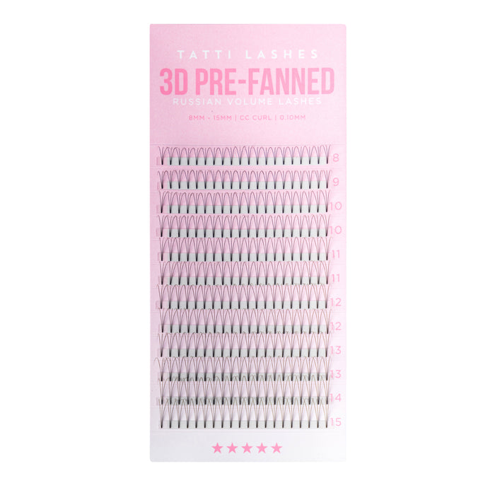 3D Mixed Length Pre-Russian Lashes CC curl