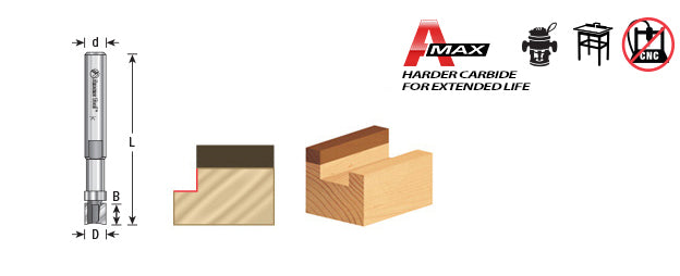 47222-S Amana Tool Miniature Flush Trim Plunge Bit