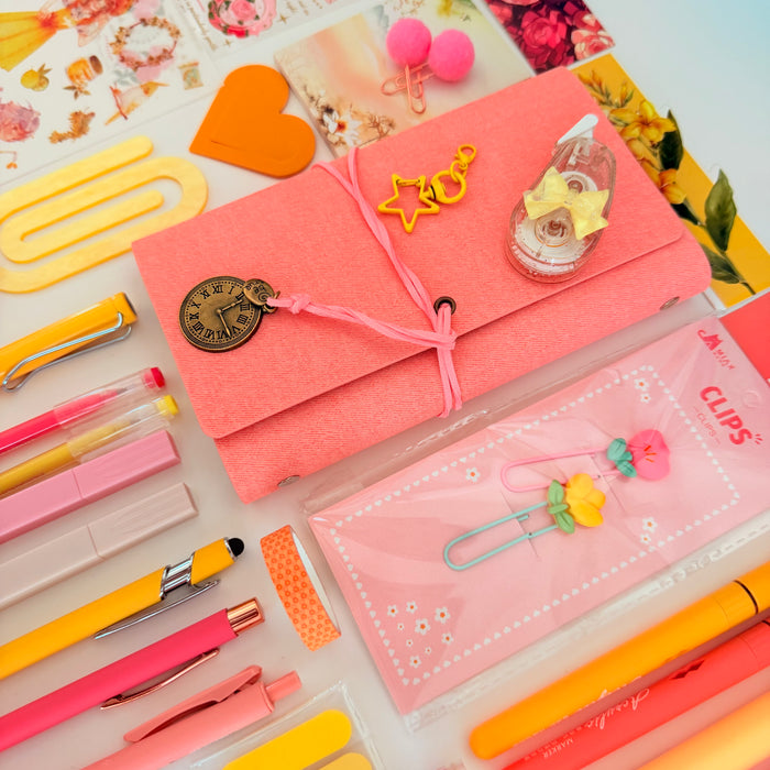 Yellow & Pink Stationery Gift Set