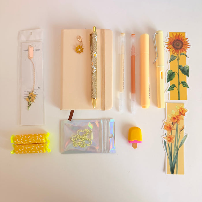 Sunny Yellow Mini Stationery Set