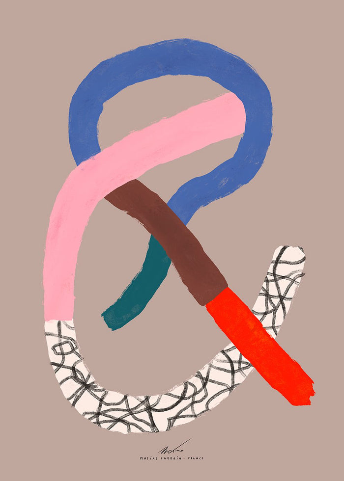 Abstract Typography by Matías Larraín