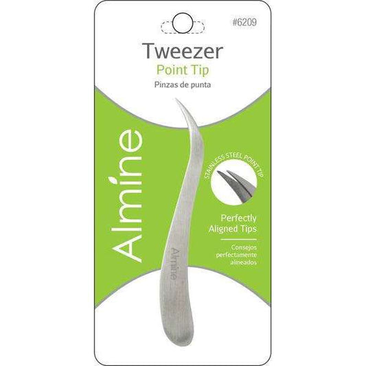 Almine Stainless Steel Point Tip Tweezers