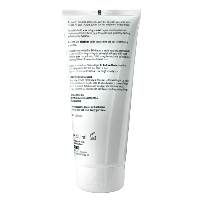 Altruist Dry Skin Repair Cream 10% Urea 200ml