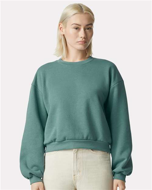 American Apparel ReFlex Ladies Fleece Crewneck-American Apparel-Arctic-S-Thread Logic