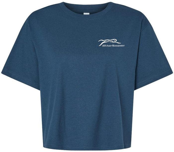 no-logo American Apparel Ladies Fine Jersey Boxy Tee-Apparel-American Apparel-Thread Logic