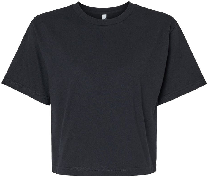 American Apparel Ladies Fine Jersey Boxy Tee-Apparel-American Apparel-Black-S-Thread Logic