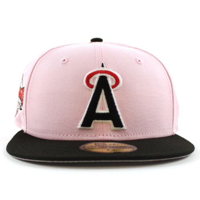 Anaheim Angels 1989 All-Star Game New Era 59Fifty Fitted Hat (GITD Pink Black Visor Grey Under Brim)