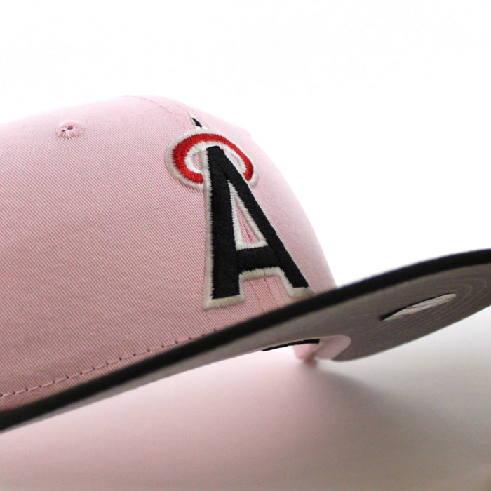 Anaheim Angels 1989 All-Star Game New Era 59Fifty Fitted Hat (GITD Pink Black Visor Grey Under Brim)
