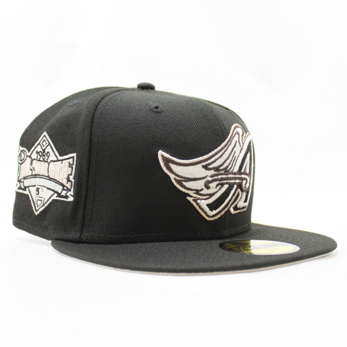 Anaheim Angels 1989 All-Star Game New Era 59Fifty Fitted Hat (Glow in the Dark Black Stone Under Brim)