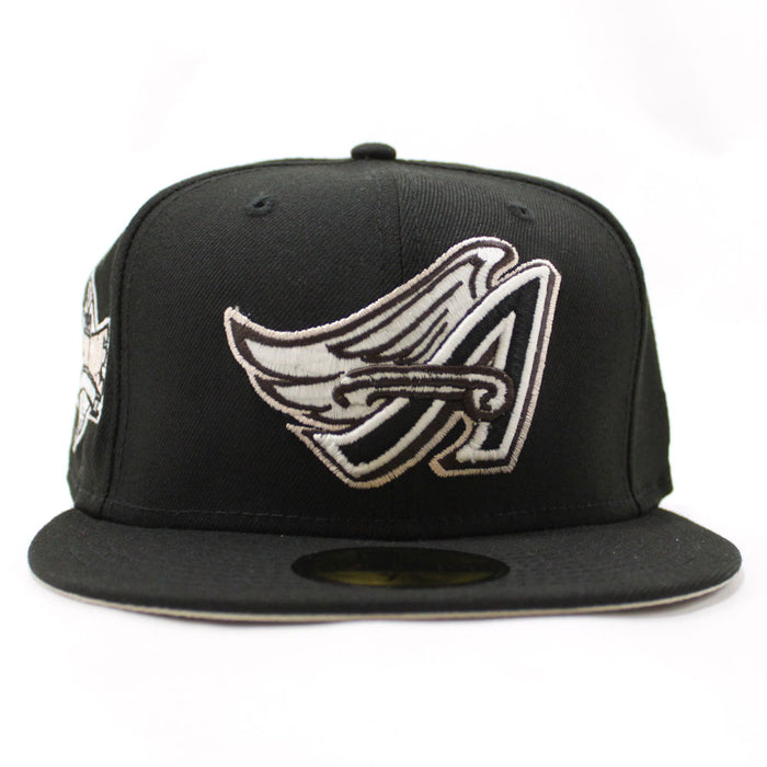Anaheim Angels 1989 All-Star Game New Era 59Fifty Fitted Hat (Glow in the Dark Black Stone Under Brim)