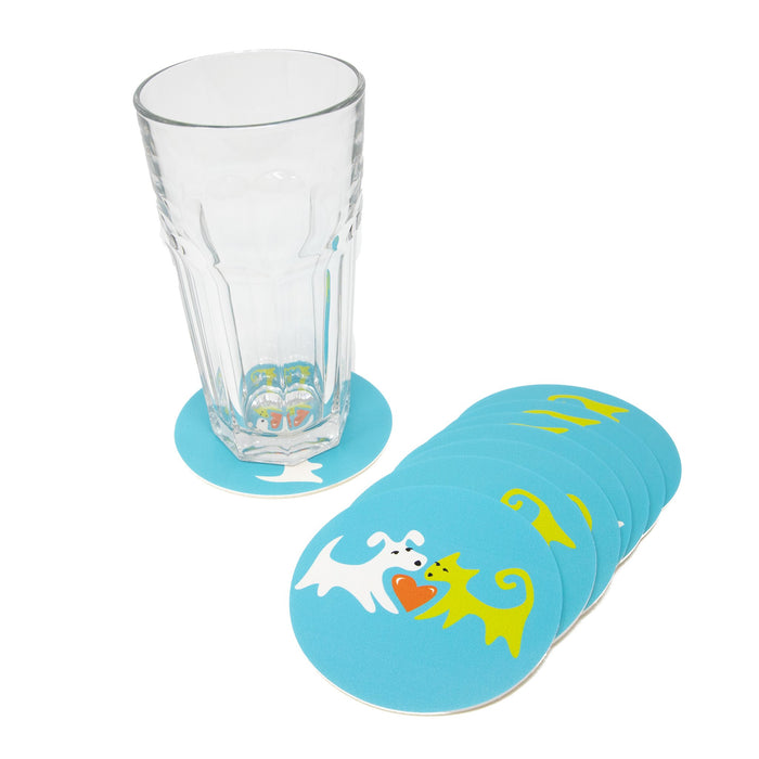 Animal Shelter Vinyl Coasters Set of 8 - Destination PSP