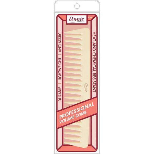 Annie Professional Volume Comb, 1 Count, Bone