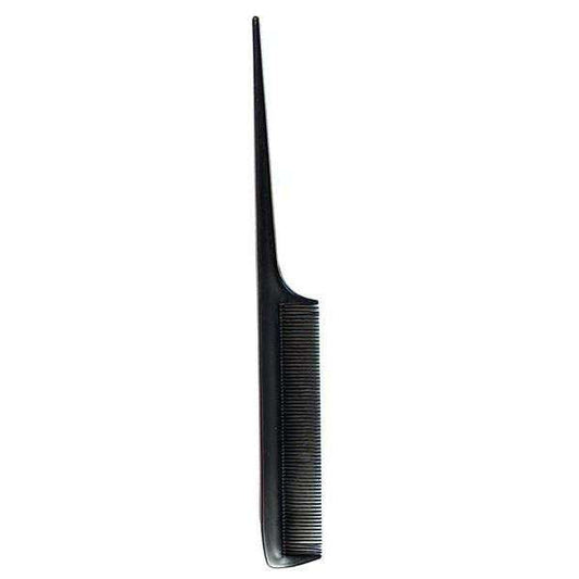 Annie Rat Tail Comb, 12 Count Bulk Set, Black