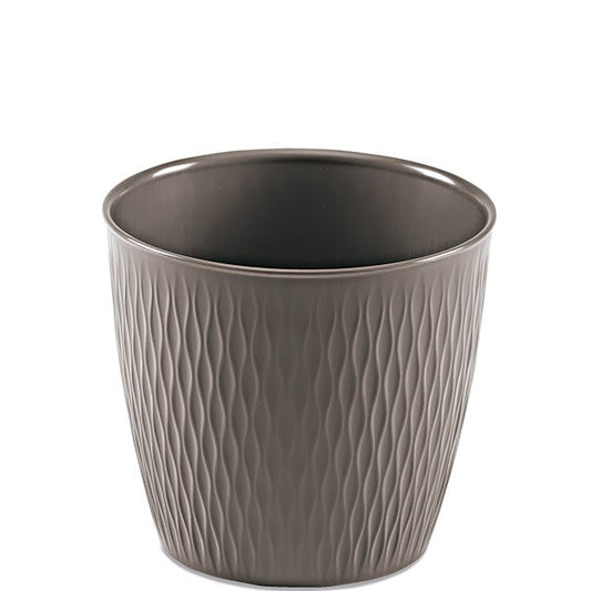 Ariel Round cm.20 (7.9") Quartz Grey