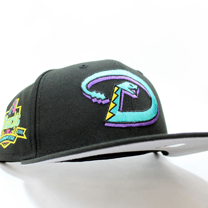 Arizona Diamondbacks 10TH Anniversary New Era 59Fifty Fitted Hat (Black Grey Under Brim)