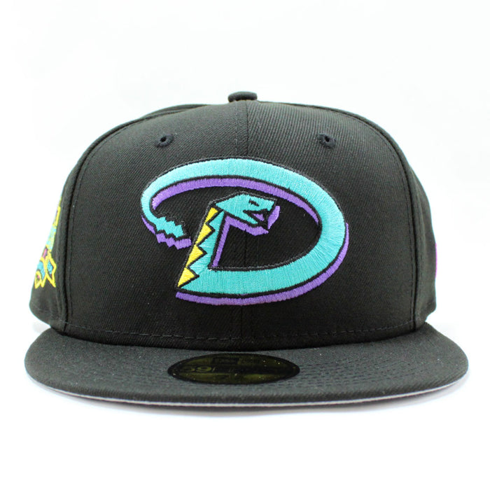 Arizona Diamondbacks 10TH Anniversary New Era 59Fifty Fitted Hat (Black Grey Under Brim)