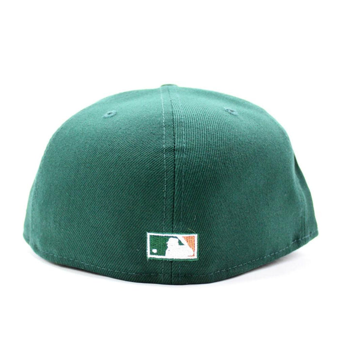 Arizona Diamondbacks 2001 World Series New Era 59Fifty Fitted Hat V3 (D Logo Dark Green Pink Under Brim)