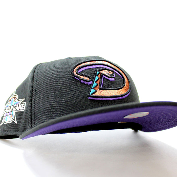 Arizona Diamondbacks 2010 All Star Game New Era 59Fifty Fitted Hat (Black Purple Under Brim)