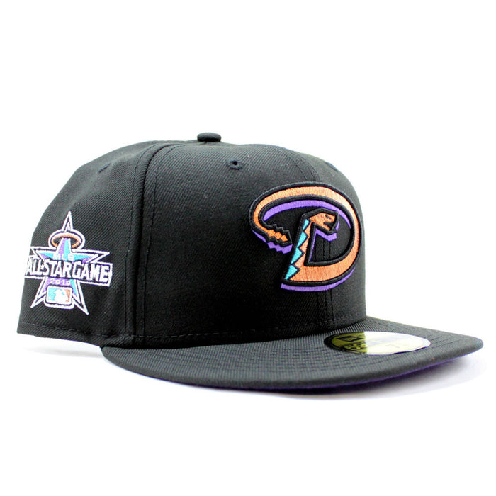 Arizona Diamondbacks 2010 All Star Game New Era 59Fifty Fitted Hat (Black Purple Under Brim)