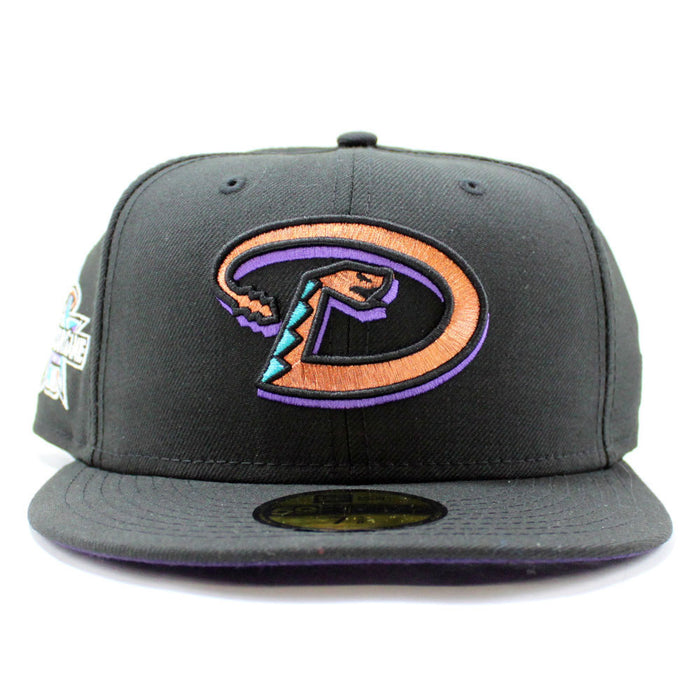 Arizona Diamondbacks 2010 All Star Game New Era 59Fifty Fitted Hat (Black Purple Under Brim)
