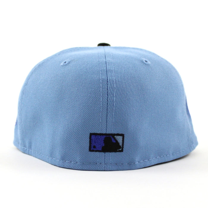 Atlanta Braves 1972 All Star Game New Era 59Fifty Fitted Hat (Sky Blue Black Khaki Under Brim)