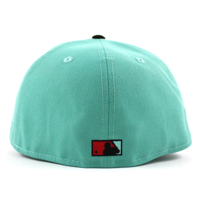 Atlanta Braves 2017 Inaugural Season New Era 59Fifty Fitted Hat (GITD Mint Black Gray Under Brim)